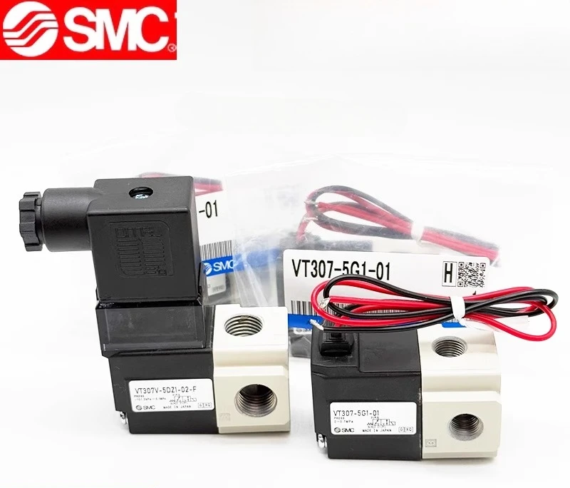 SMC solenoid valve VT307/307V/307K/E-5G1/5DZ1/5D1/GS1/4G/3G-01/02F-F/Q （1pcs)