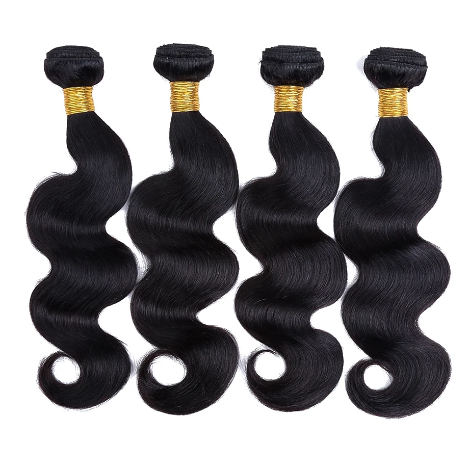 Maxhair Wholesale 12A Grade Remy Human Hair Bundles Natural Color Body Wave Extension Brazilian Hair Cuticle Aligned Double Weft