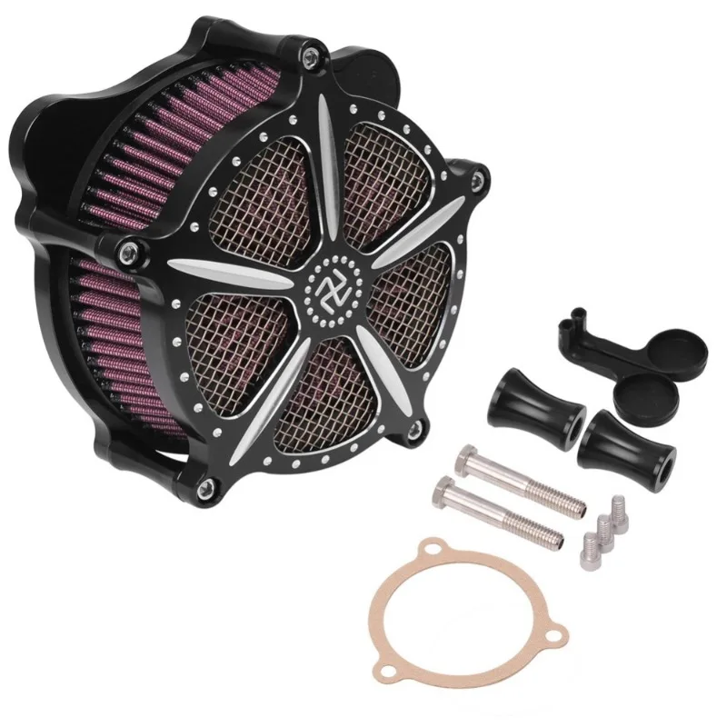 

For Harley Davidson Touring Street Glide Road King Dyna Fat Boy Motorcycle Aluminum Air Cleaner Big Air Filter Modification