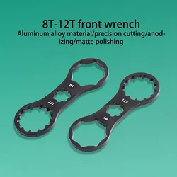 MTB Bike Fork Shoulder Wrench Bicycle Front Fork Repair Tools For Suntour XCR XCT XCM RST 8/12T 27/28mm Front Fork Removal Tool