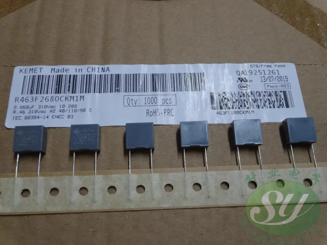 

10PCS AV R463F2680CKM1M 0.068uf/310VAC 68nf 683 New film capacitor