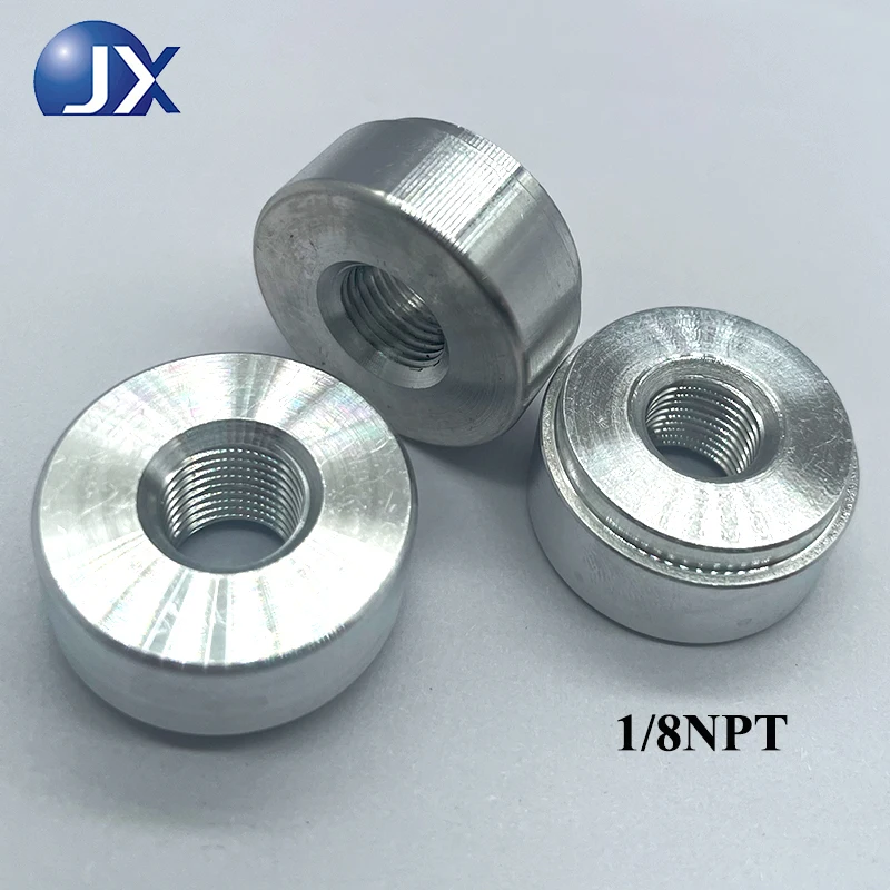 High Quality 304 Stainless Steel 1/8npt Internal Thread Thickened Cylindrical Nuts for Auto Oxygen Sensor Adapter