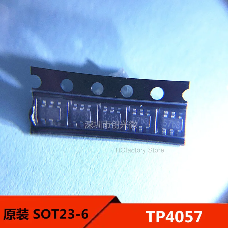 NEW 20 display tp4057 SOT23-6, 57B * 500mA, battery, reverse protection connection, chip, lithium battery BOM List Quick Quote