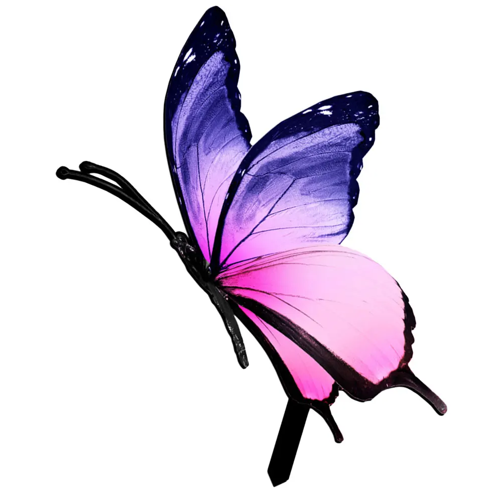 

Butterflies Stake Garden Decor Outdoor naments Patio Stakes Decorations Yard Flowerpot Acrylic stakes Durable Smooth