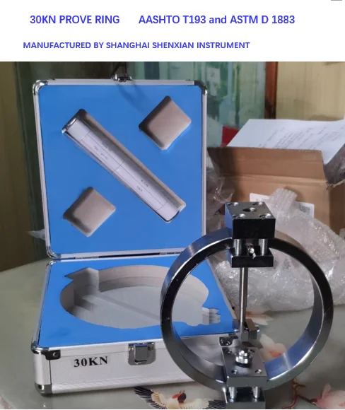 30KN CBR MARSH TRIAXIAL TEST 50KN حلقة تحميل مثبتة على الحمل 50KN #1