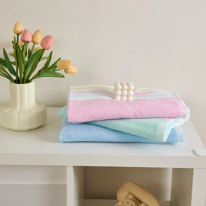 

2025 New Cotton Towel Bath Towel Three-piece Set Soft and Comfortable Household Towel Set