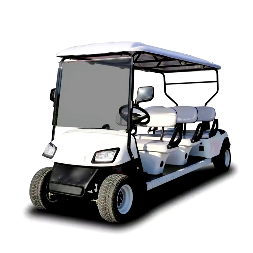 The New High-Quality 6-Seater 72V Leisure Electric Golf Cart Is Suitable For Factory Tour/Entertainment Tourism And Sightseeing