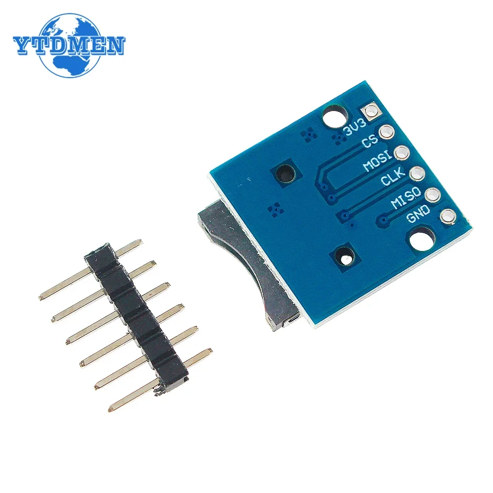 Immagine 5: 5/10PCS Scheda di espansione memoria Micro SD Mini Micro SD TF Card Modulo scudo di memoria con pin per Arduino