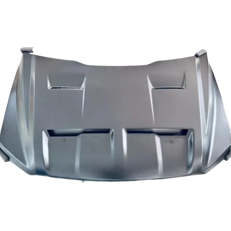

High Performance 4x4 Engine Hood Grey Aluminum Bonnet Cover Bodykit Engine Protector for F150 21-23