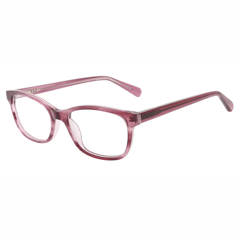 

Kirka Female Eyewear Acetate Butterfly Glasses Frame Glasses Laminating Color Wide Temple for Ladies&Women WD2232