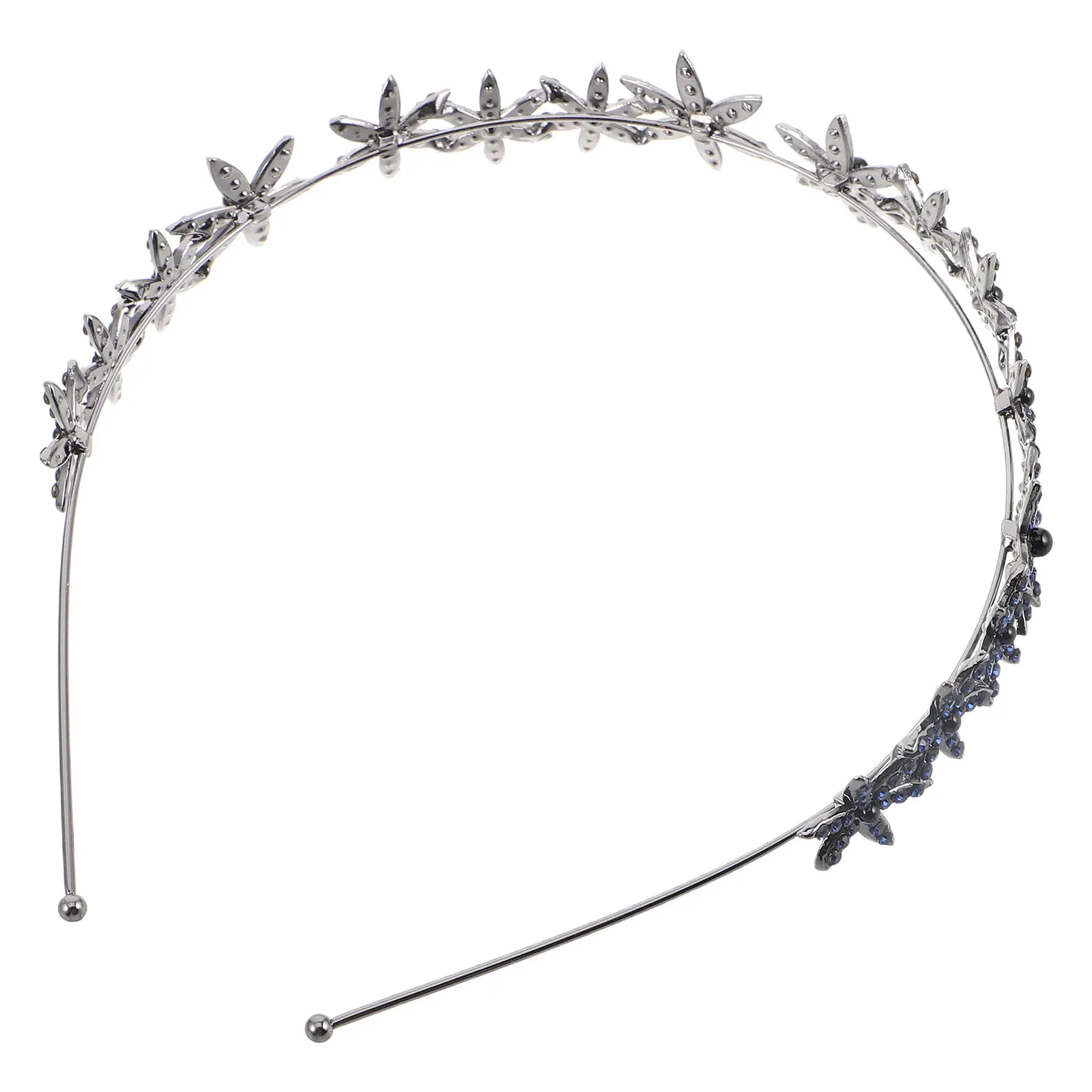 

Snowflake Headband Rhinestone Hair Accessories Girls Bridal Pressure Fit Zinc Alloy Comfort Material Holiday