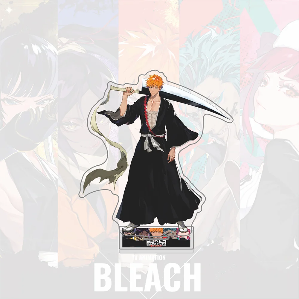 BLEACH X LAM Acrylic Standee & Keychain, Ichigo Grimmjow Riruka Sui-Feng Figure, Soul Art Showcase Desktop Decor Anime Figure view 4