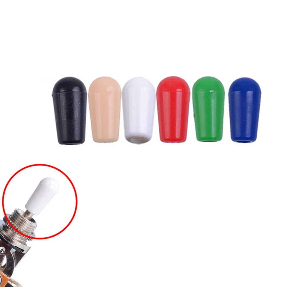 Guitar 3 Way Toggle Switch Tip 3.5 Mm Screw Thread To For Epiphone Guitars Parts Colorful Switch Tip