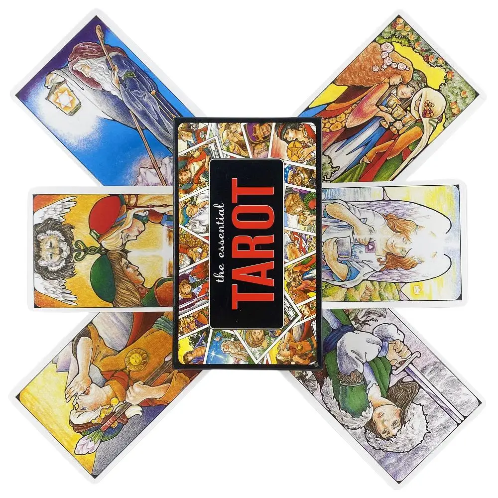 

10.3*6cm The Essential Tarot Cards A 78 Deck Oracle English Visions Divination Edition Borad Playing Games