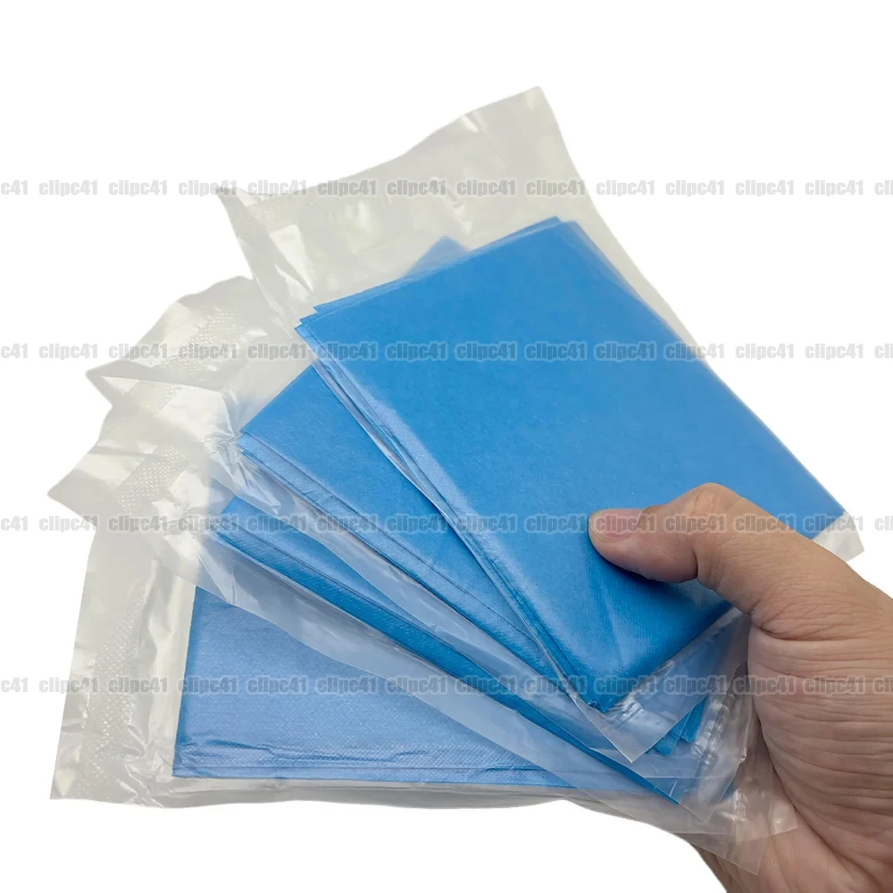 40-120Pcs Disposable Surgical Drapes Surgical Sheet 50cm*60cm Blue Surgical Towel Non-woven Sterile Sheet Waterproof Travel Mat