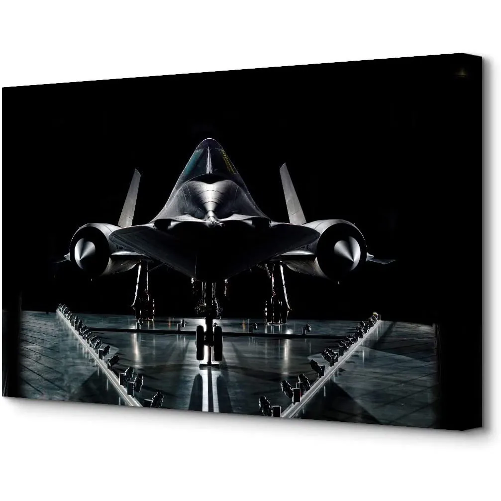 

Military SR-71 Blackbird Fighter Jet Plane Aircraft Aviation Posters Wall Art Picture Decorative Canvas Paintings Home Decor