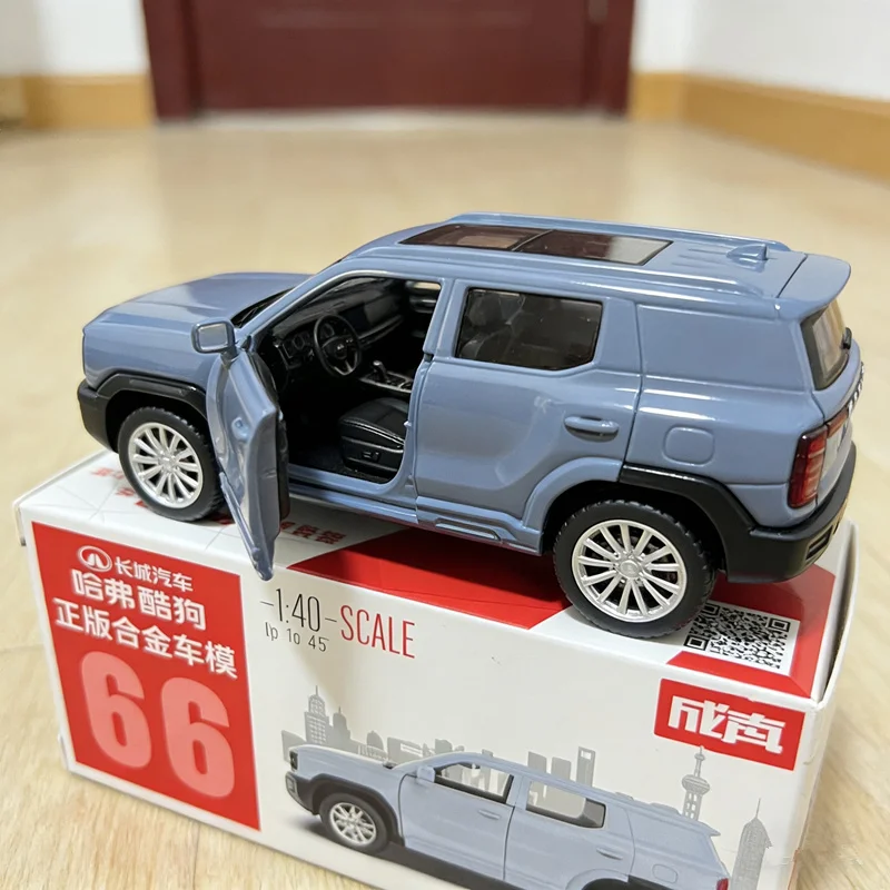 

Масштабная модель внедорожника Haval Cool Dog 1:40, литая из металла, высокодетализированная миниатюрная модель автомобиля, игрушка для детей, подарок