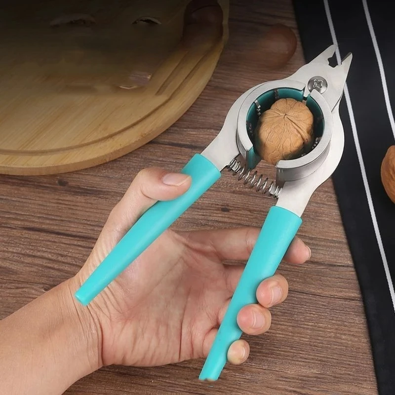 Walnut Hazelnut Opener Stainless Steel Nut Cracker Use Nut Clamp Hammer Clamp Nutcraer Kitchen Gadgets Accessories