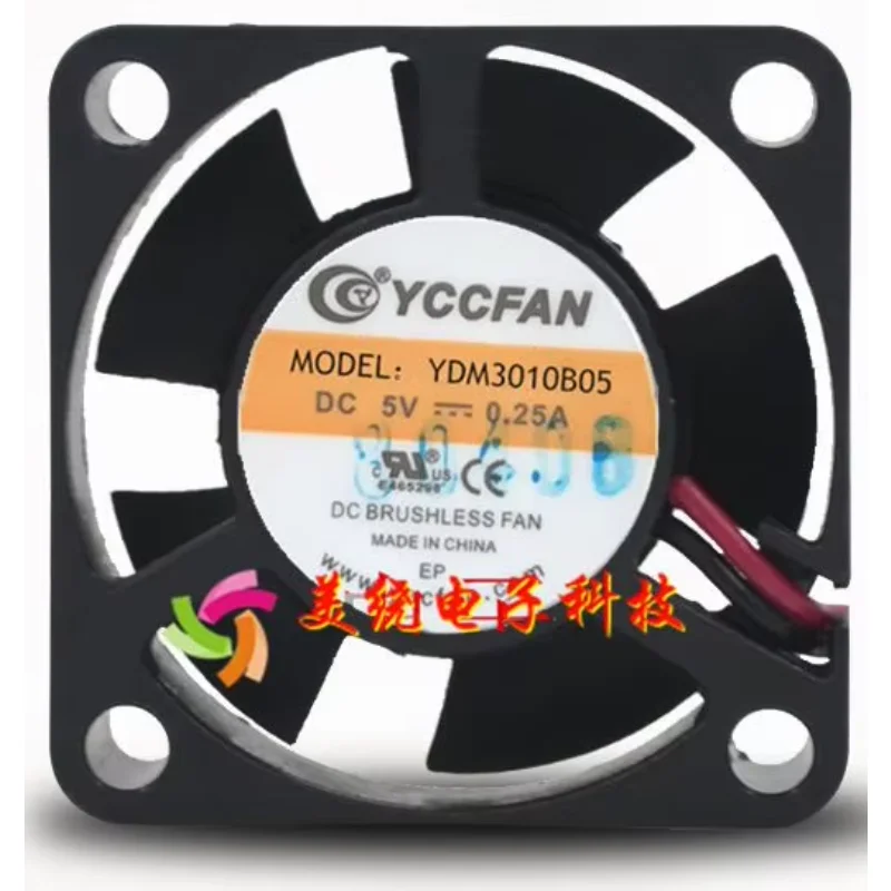

YCCFAN YDM3010B05 Server Cooling Fan DC 5V 0.25A 30x30x10mm 2-wire