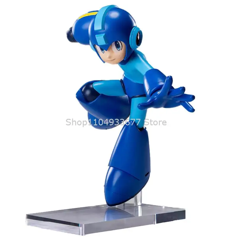 Anime rockman luminasta cerca de 19cm em estoque original genuíno figura modelo coletor estatueta brinquedos desktop ornamento presente boneca