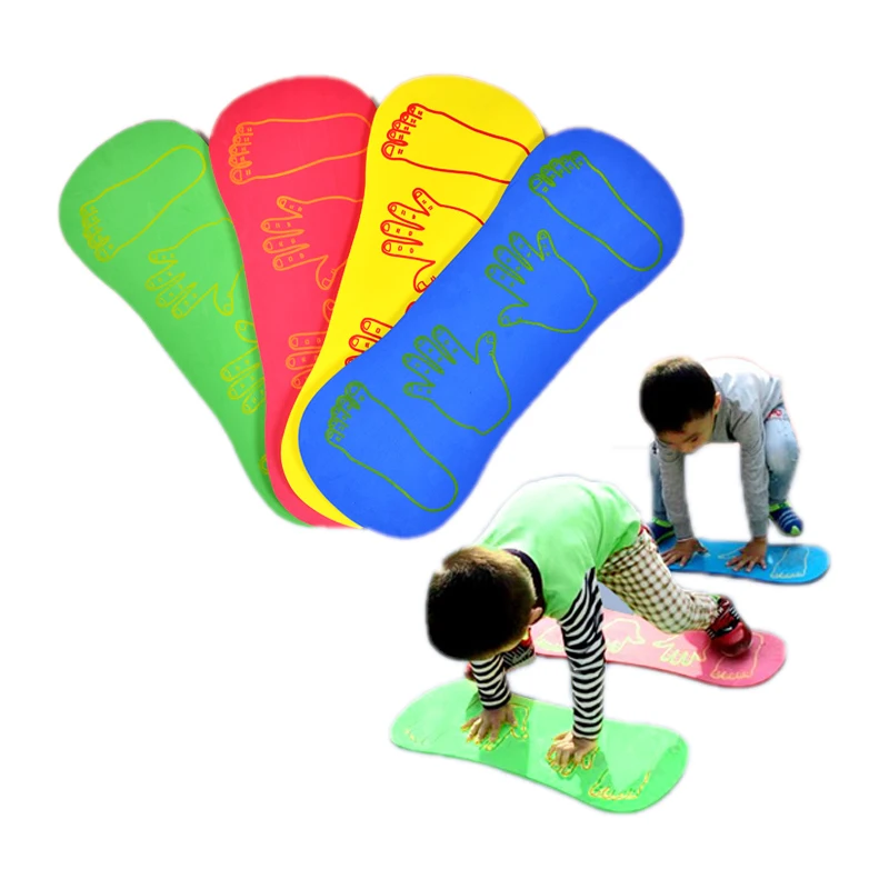 Kindergarten SensoryIintegration Training Outdoor Equipment Child Jump Ability Sports Hand Foot Synergy Board Mat Game Foam Toy