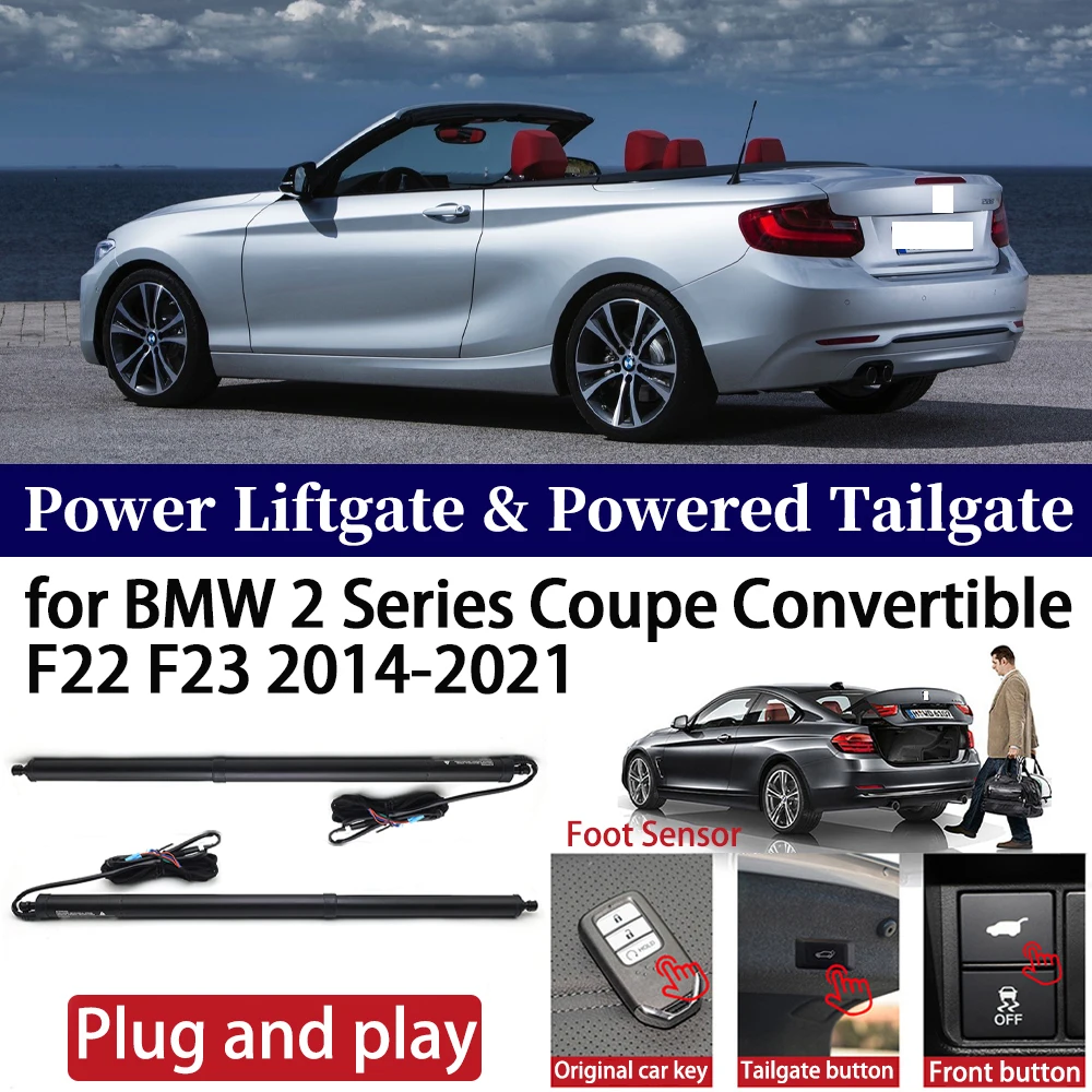 

ZhuCamX for BMW 2 Series Coupe Convertible F22 F23 2014-2021 Car Auto Power Electric Tailgate Liftgate Lift Trunk Closer System