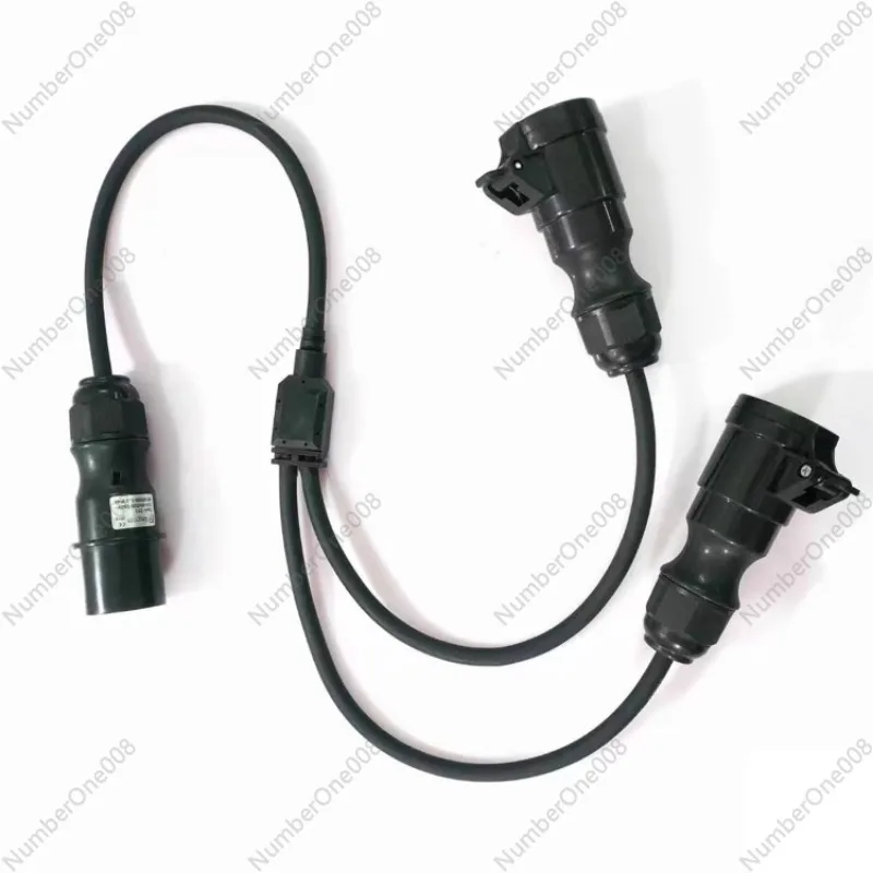 Stage Lighting One-to-Four Blue Power Supply Hand-in-Hand Power Cord