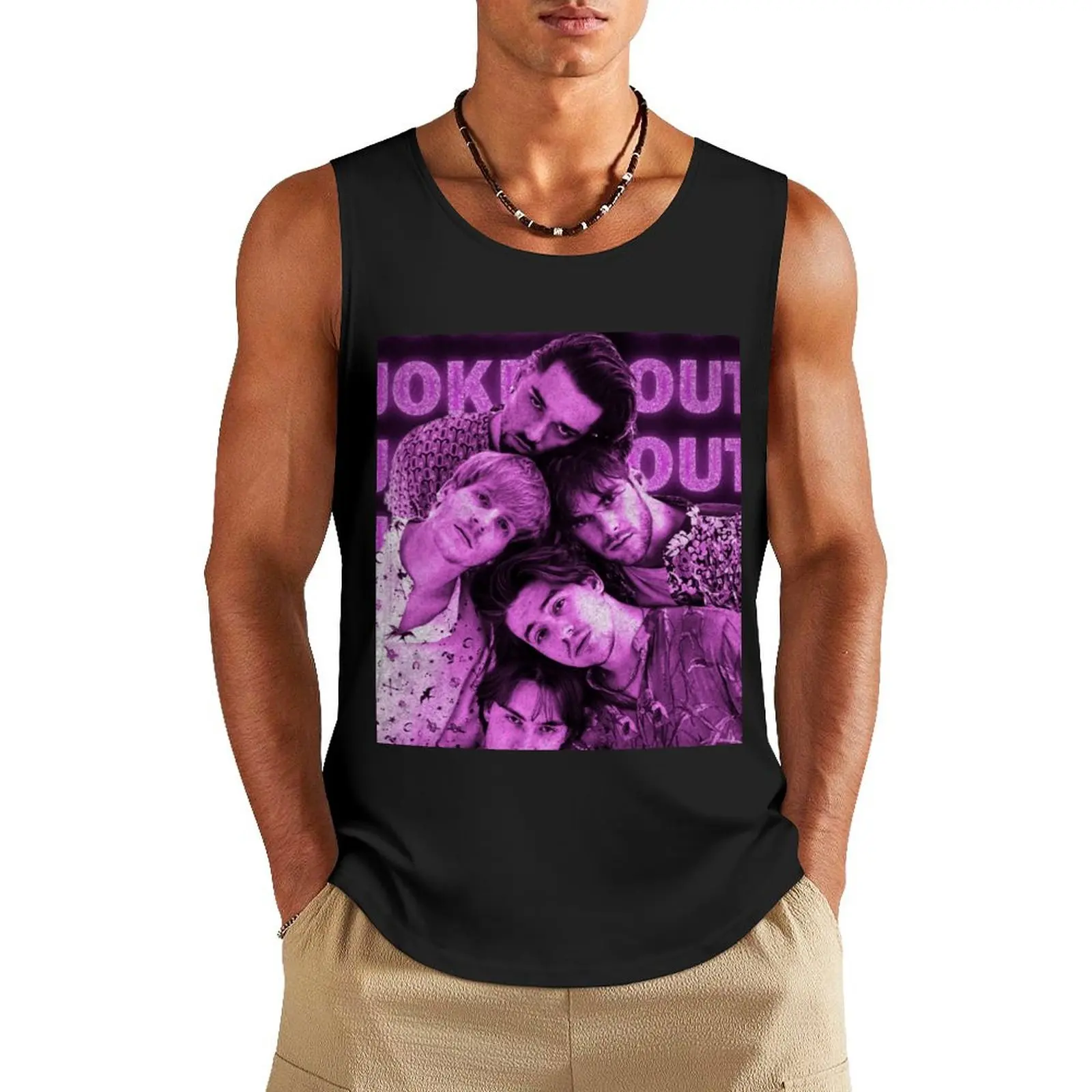

Joker Out Tank Top basketball Men's sports t-shirt Bodybuilding shirt Gym man