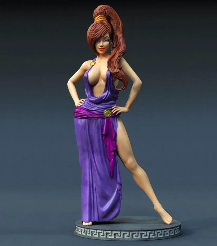 1/24 75mm 1/18 100mm Resin Model Kits Pretty Girl Megara Unpainted1/24 7.5cm Figurine Painted RW-193
