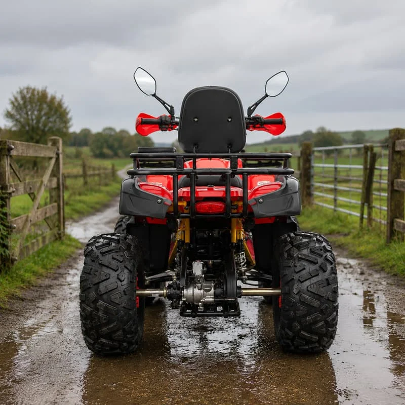 Customized Adult Trail Buggy Four Wheeler ATV Offroad Quad Bike Sport All Terrain Vehicle Wide Tires Deep Tread Wheels