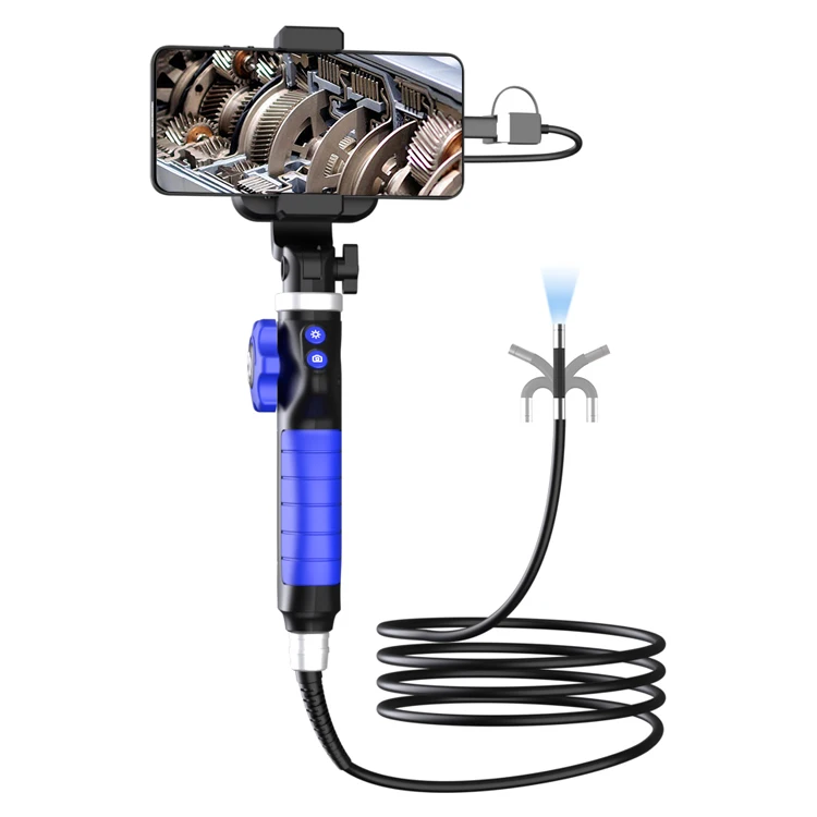 2MP 1080P 3.9mm 3in1 USB  2 Way Articulate 180Degree Rotation Steering Industrial Endoscope Inspection Microscope Camera