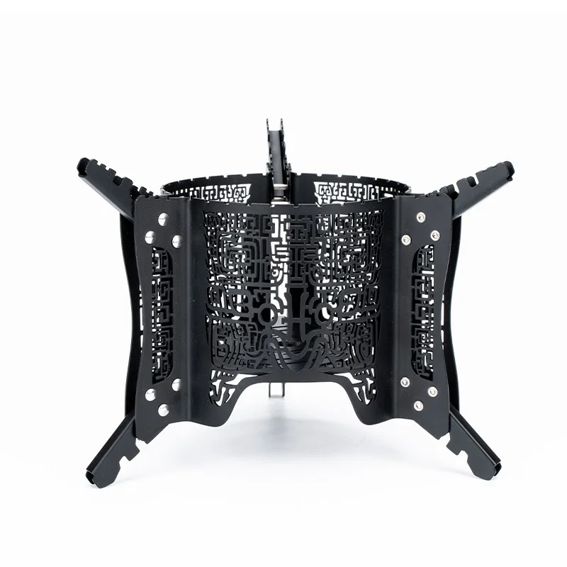 

Outdoor stove, portable alcohol stove, foldable burner gas camping tea stove