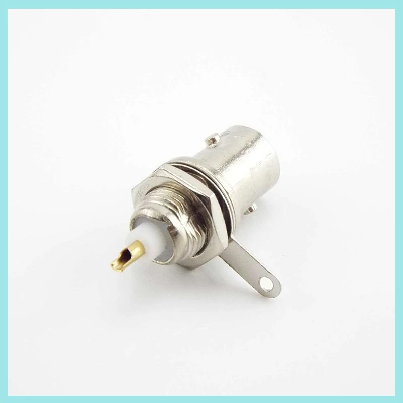 BNC Female Socket Solder Connector Chassis Panel Mount Coaxial Cable For Welding Machine Parts Monitor Accessories B2