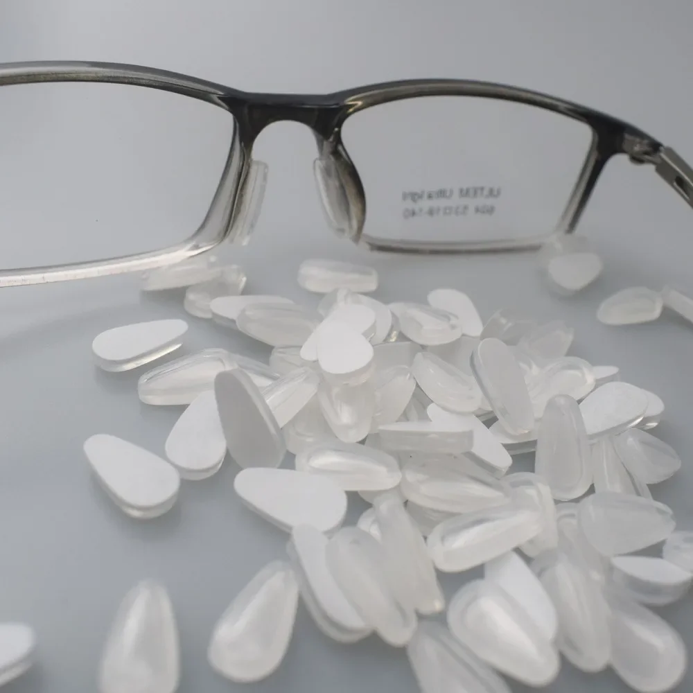 Silicone Airbag Nose Pads for Glasses Anti Slip Heightening Nose Supports Eyeglass Replacement Accessories
