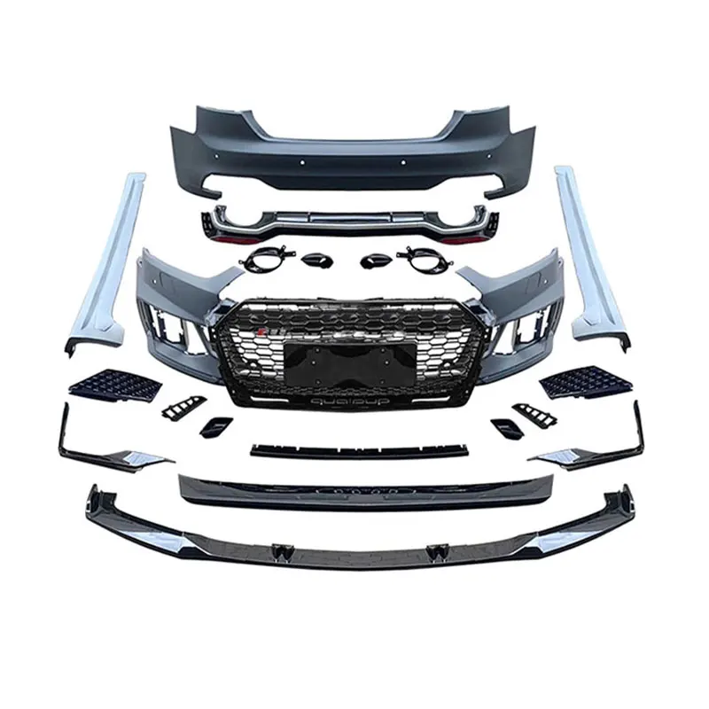 

FULI Rs5 Style Front bumper Rear bumper Front lip Grille Side skirts For Audi A5 2017-2019 BODY KIT