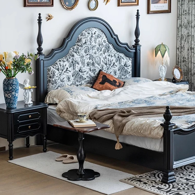 Customizable Letto di lusso europeo Moderno salvaspazio Design di bellezza Letto da camera da letto principessa Castello