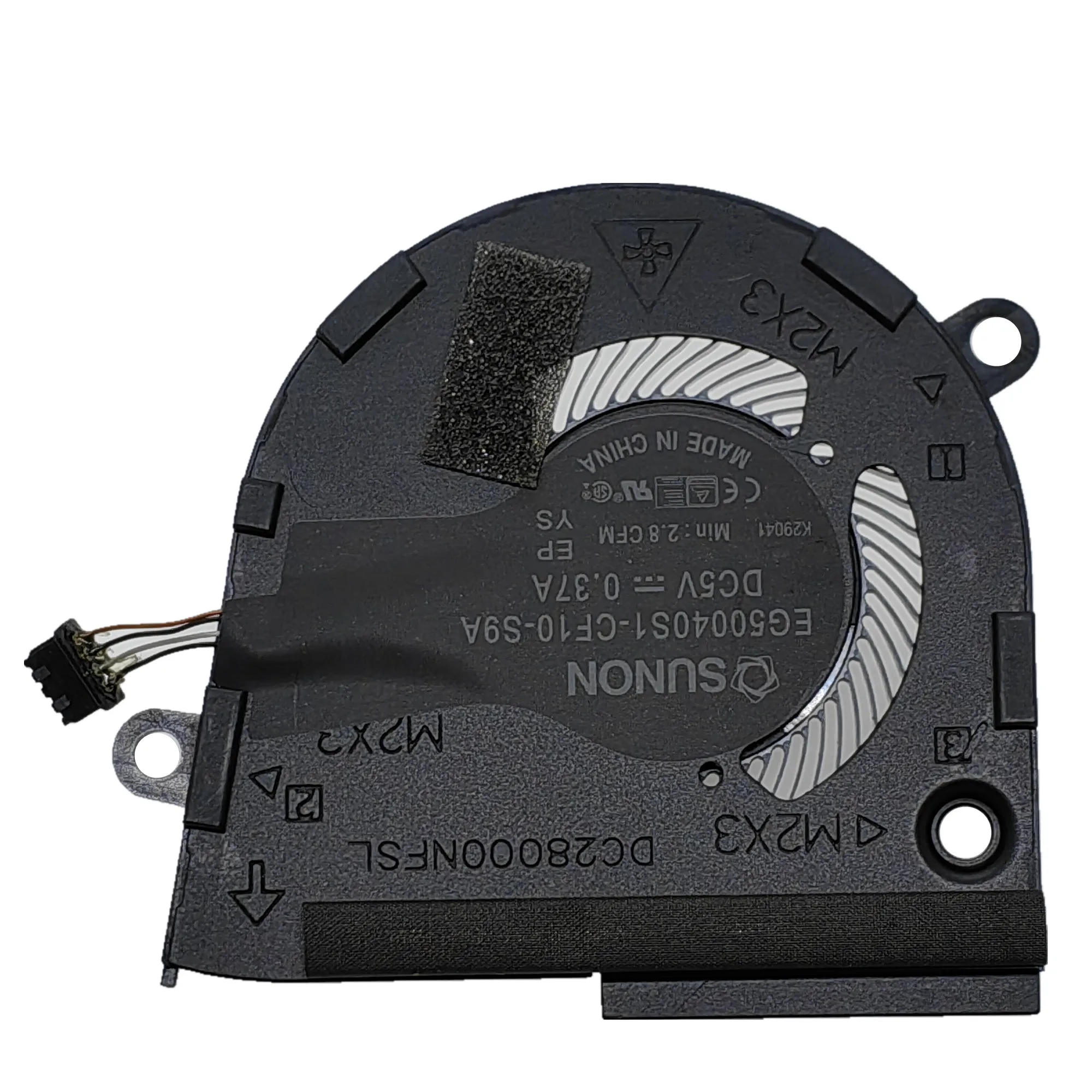 

Replacement New Compatible CPU Cooling Fan for Dell Latitude 7400 EG50040S1-CF10-S9A DC28000NFSL DC5V 0.37A 0HCYN0 HCYN0 Fan