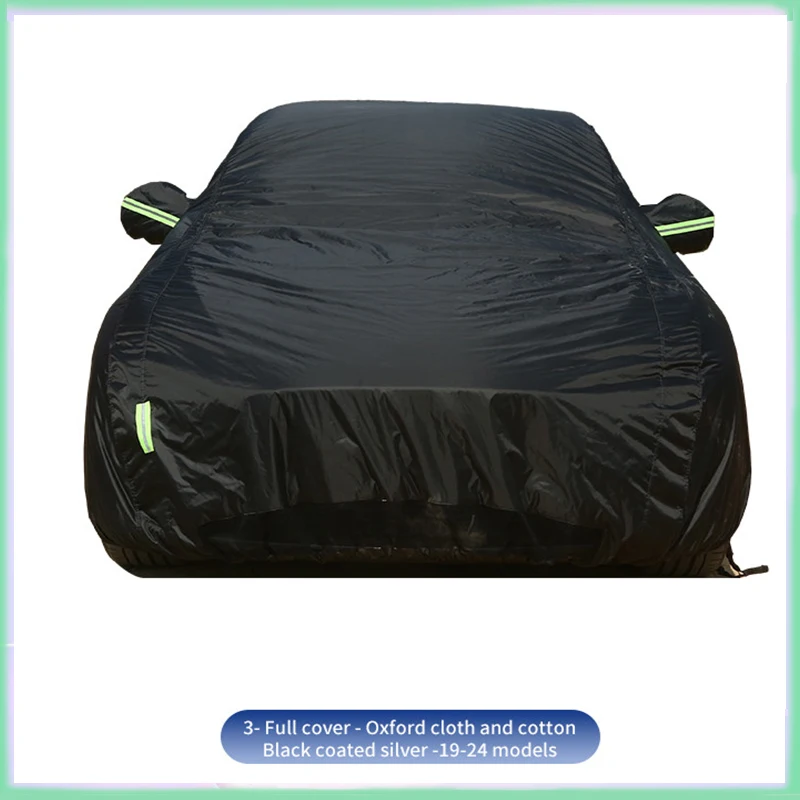 

For Tesla Modle y 3 Highland 2021-2024 Full Car Covers Outdoor Uv Sun Protection Dust Rain Snow Protective Car Cover Auto Cover