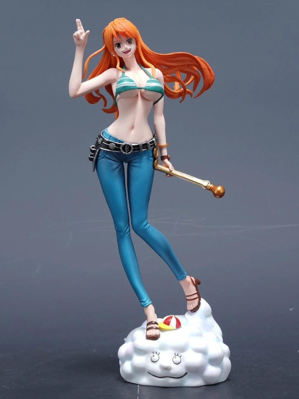 Figurki Anime One Piece C2 Nami Figurka Akcji 25cm/9.84 cala Statuetka PVC Kolekcja Figurki Nami Model Ozdoba Zabawka na Prezent — 2