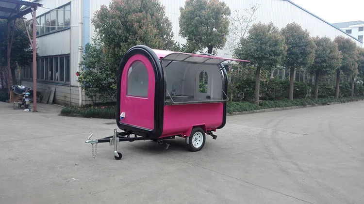 YG Factory Unique Design Ice Cream Food Trailer Food Trucks Mobile Food Trailer For London