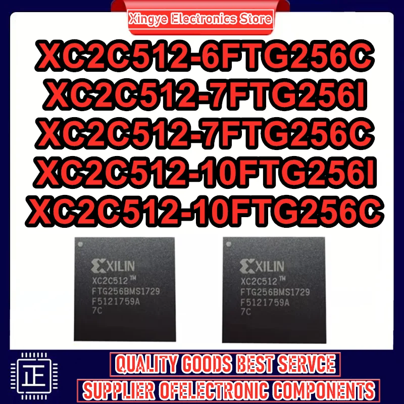 XC2C512-6FTG256C XC2C512-7FTG256I XC2C512-7FTG256C XC2C512-10FTG256I XC2C512-10FTG256C BGA IC Chip 100% New Original in stock