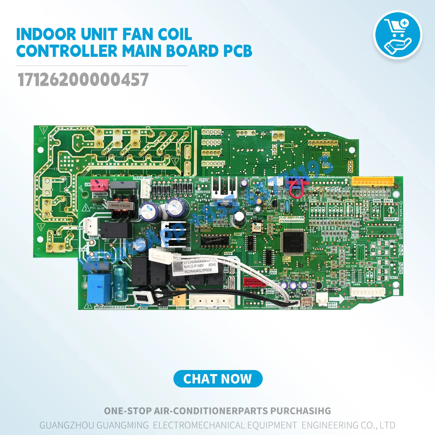 controleur-de-bobine-de-ventilateur-d'unite-interieure-carte-principale-pcb-17126200000457-pour-unite-midea-vrf-mdv-ce-fp-5kbm-z-bd21-pieces-de-climatiseur