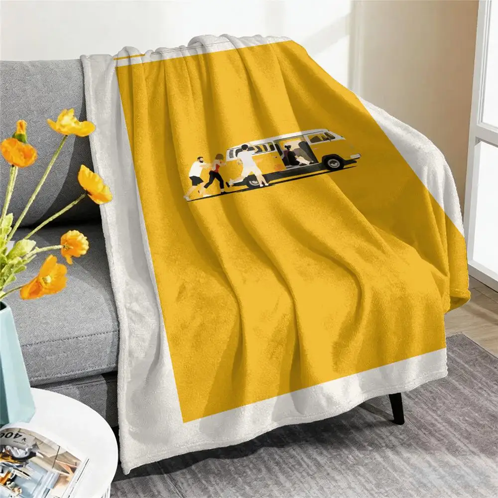 Minimalist Movie Fiction Dirty Dancing Throw Cozy Summer Nap Flannel Blanket Soft Throw for Office, Couch, Travel & Bed