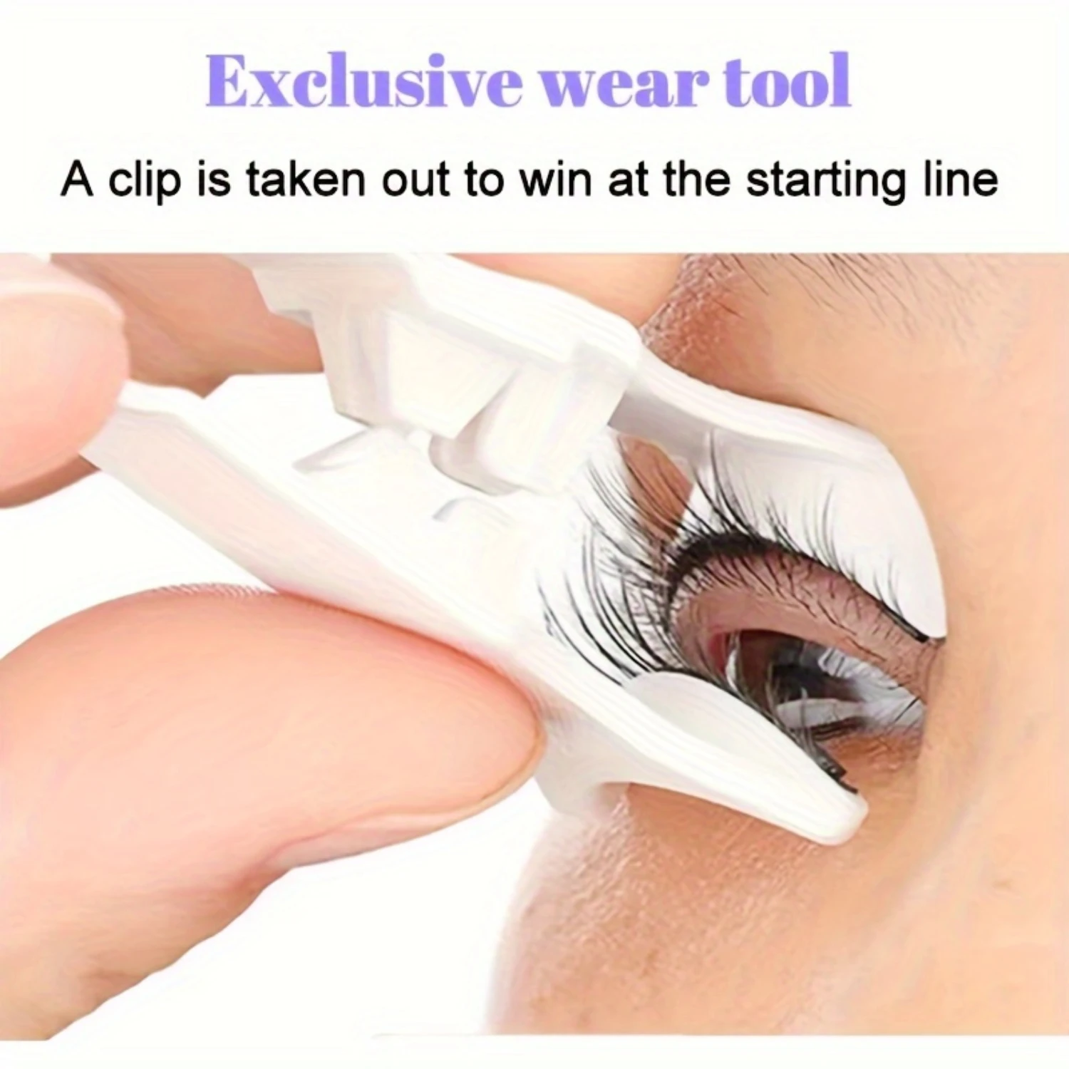 

3 sets False Eyelashes Set - Glue-Free Easy Application with Reusable C Curl Lashes, Natural Look, 22-25mm Variety Lengths, Mult