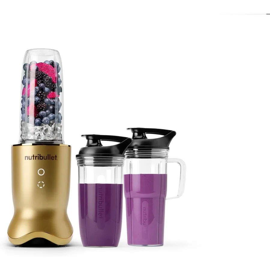 

Ultra Personal Blender NB50500BR 32 oz Brass Renewed Model for Home and Office Use High-Power Performance with Durable Brass Fi