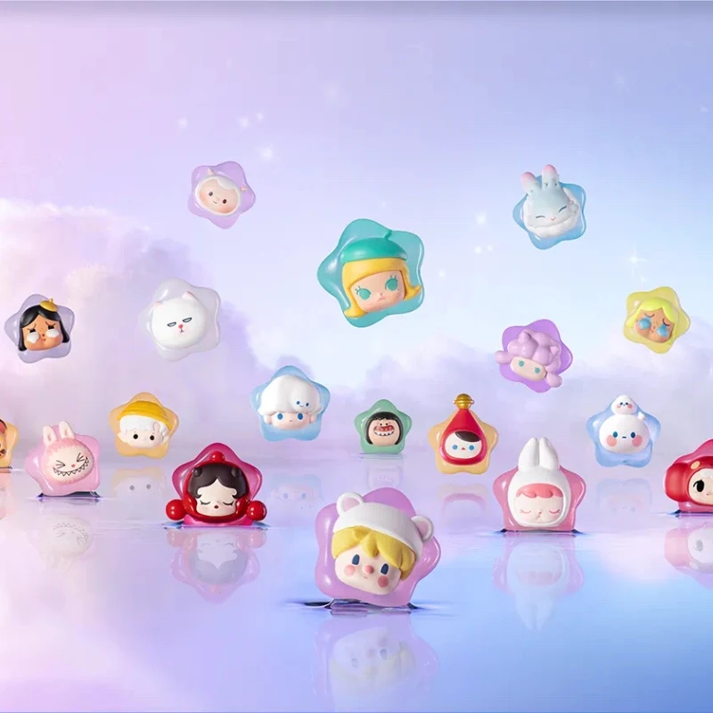 

Original Pop Bean Lucky Star Series Popmart Cute Anime Figure Dolls Kawaii Desktop Ornaments Surprise Mystery Box Girls Gift