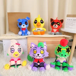 MINISO New Star Crocodile Doll FNAF Game Peripheral Doll Cute Sitting Position Little Wolf Plush Toy