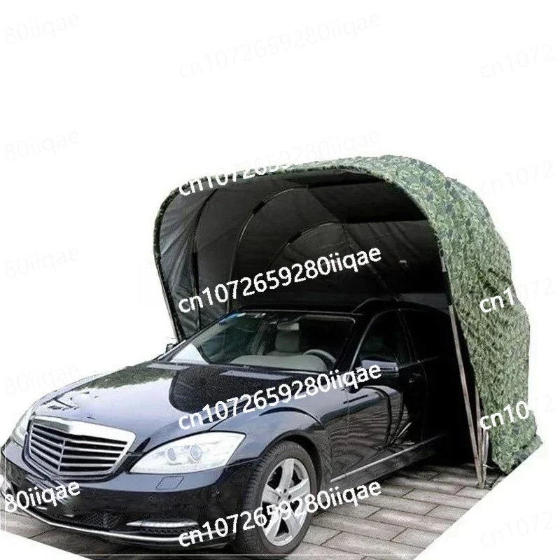 Car Tent Portable Manual Waterproof Car House Shed Foldable Shelter Carport Parking Canopy
