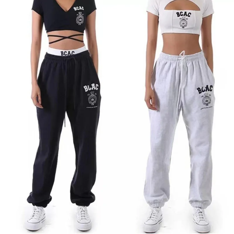

Badblood Sweatpants Women American Spice Girls drawstring pants niche fall women casual sweatpants tide