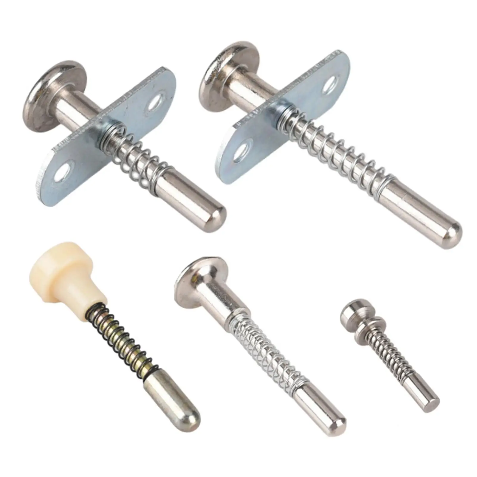 Spring Loaded Latch Pin Heavy Duty Multipurpose Easily Installation Steel Plunger for Cupboard Window Screen Small Bed Supplies